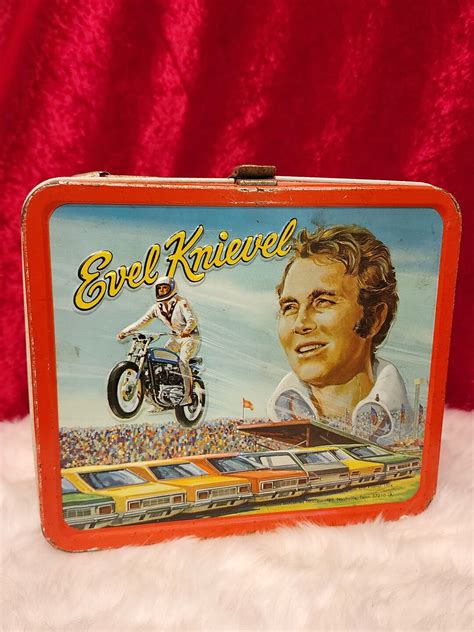 evel knievel metal lunch box for sale 